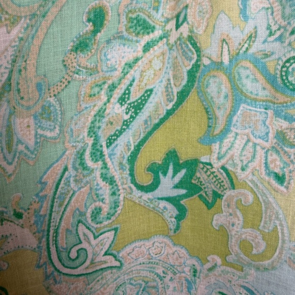 Charter Club Women’s Vtg Y2K Linen Embroidered Boho Tunic Top Sz Petite Medium - Picture 4 of 9